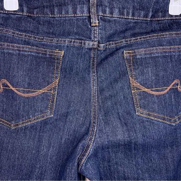 SIZE 18 DARK DENIM BOOTCUT JEANS FADED GLORY WESTERN CASUAL STRETCH - Picture 5 of 11